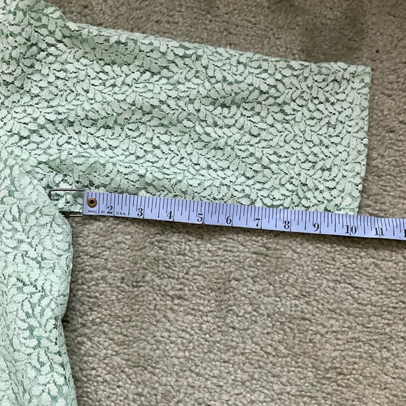 Pendleton Mint Green Lace Shift Dress - Picture 11 of 15